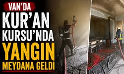 Van'da Kur'an Kursu'nda Yangın Meydana Geldi