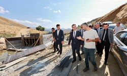 Vali Karakaya Arıdağ Köyü’nde yatırımları yerinde inceledi