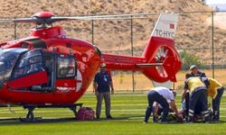 Kalp Krizi Şüphesi Bulunan Hasta Hava Ambulansıyla Sevk Edildi