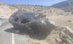 Batman'da kontrolden çıkan araç takla attı: 2 yaralı