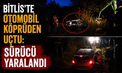 Bitlis'te Otomobil Köprüden Uçtu: Sürücü Yaralandı