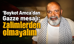 Diyarbakır'da 'Boykot Amca'dan Gazze mesajı: Sessiz kalmayın