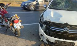 Hasköy yolunda kaza: Motosiklet sürücüsü ağır yaralandı