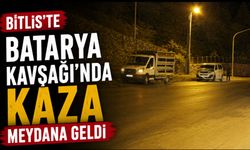 Bitlis'te Batarya Kavşağı'nda Kaza Meydana Geldi