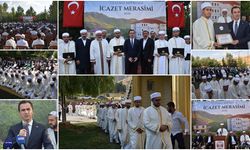 Bitlis’te ilimlerini tamamlayan  54 alim ve hafıza icazet verildi