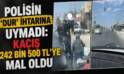 Polisin ‘Dur’ İhtarına Uymadı: Kaçış 242 Bin 500 TL’ye Mal Oldu