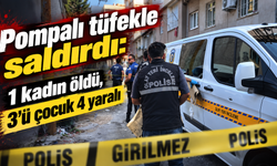 Aile içi tartışma kanlı bitti: Kadın öldü, 3'ü çocuk 4 yaralı