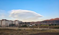 Bitlis'te UFO'yu andıran görüntü dikkat çekti