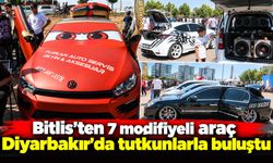 Bitlis’ten 7 modifiyeli araç Diyarbakır'da tutkunlarla buluştu