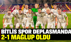 Bitlis spor deplasmanda 2-1 mağlup oldu