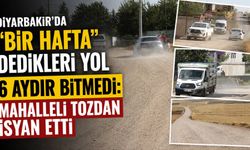 Diyarbakır’da “bir hafta” dedikleri yol 6 aydır bitmedi: Mahalleli tozdan isyan etti