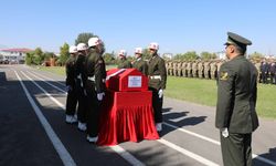 Askeri araç kazasında Şehit olan Ziyar Koparan için tören düzenlendi