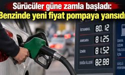 Sürücüler güne zamla başladı: Benzinde yeni fiyat pompaya yansıdı