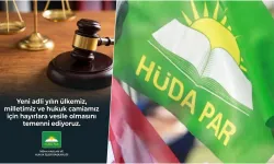 HÜDA PAR yeni adli yıl mesajı yayımladı