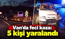 Van’da feci kaza: 5 kişi yaralandı