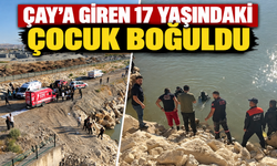 Çay’a giren 17 yaşındaki çocuk boğuldu