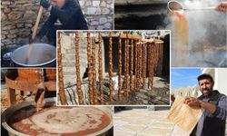 Yaklaşık 3000 yıllık geleneği sürdürüyorlar: pestil, sucuk, kesme, pekmez...