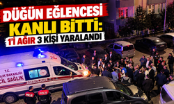 Düğün Eğlencesi Kanlı Bitti: 1’i Ağır 3 Kişi Yaralandı