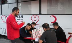 Bitlis'e komşu ilde kan bağışı kampanyasına ilgi düşük kaldı