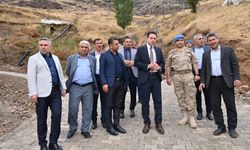 Kaymakam Öztürk köylerde yürütülen çalışmaları yerinde inceledi