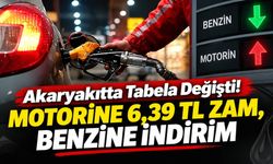 Akaryakıtta Tabela Değişti! Motorine 6,39 TL Zam, Benzine İndirim