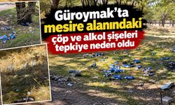 Güroymak’ta mesire alanındaki çöp ve alkol şişeleri tepkiye neden oldu