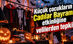 Küçük çocukların Cadılar Bayramı etkinliğine velilerden tepki
