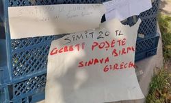 Simitlerini bırakıp KPSS'ye girdi: Simitleri alıp parasını bıraktılar