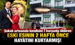 Sokak ortasında kendisini 7 kurşunla öldüren eski eşinin 2 hafta önce hayatını kurtarmış