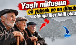 Yaşlı nüfusun en yüksek ve en düşük olduğu iller hangileri? İşte detaylar...