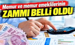 Memur ve memur emeklilerinin zammı belli oldu