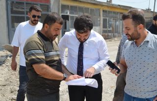 Başkan Akbaba, Yol Düzenleme Çalışmalarını Yerinde İnceledi