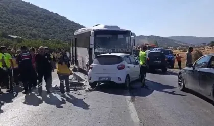 2 Otomobilin ve 1 Otobüsün Karıştığı Zincirleme Kazada 1 Kişi Öldü, 3 Yaralı