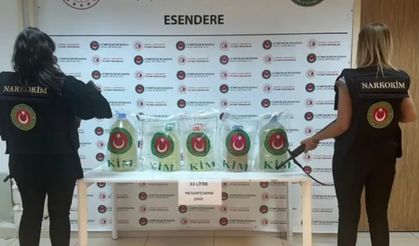 Tırın Yakıt Deposunda 33 Litre Sıvı Metamfetamin Bulundu