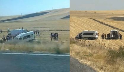 Malazgirt yolunda minibüs kazası: 10 yaralı