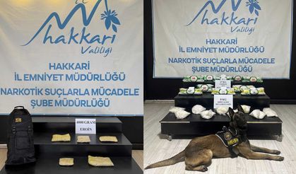 Hakkari’de 43 Kilo Uyuşturucu Ele Geçirildi