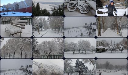 Diyarbakır’da Kar Sonrası Kartpostallık Manzaralar Oluştu