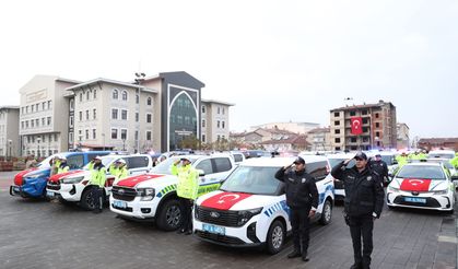 Muş’ta Güvenlik Güçlerine 78 Yeni Araç Teslim Edildi