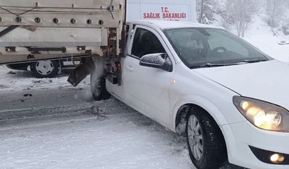 Buzlanma Kazaya Neden Oldu: 1 Yaralı