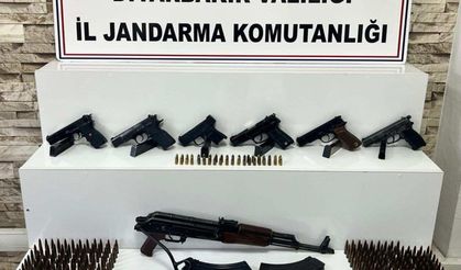 Diyarbakır’da Operasyon: Çok Sayıda Silah ve Mühimmat Ele Geçirildi