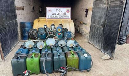 Van’da kaçak akaryakıt ele geçirildi