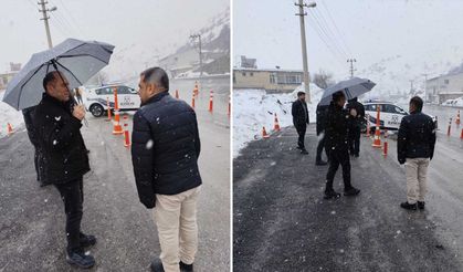 Bitlis'te MTSK Direksiyon Uygulama Sınav Alanında İnceleme