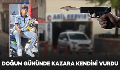 Doğum günü kutlamasında kazara kendini vuran genç, öldü