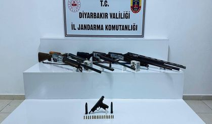 Diyarbakır’da Kaçak Silah Operasyonu