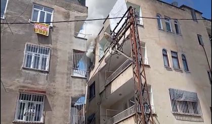Diyarbakır’da apartman yangını
