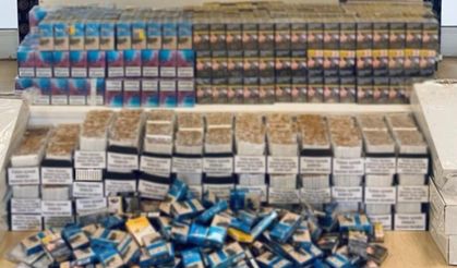 Komşu ilde 2 bin 216 paket gümrük kaçağı sigara ele geçirildi