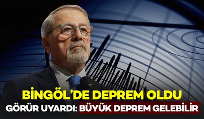 Naci Görür’den Bingöl Depremi İçin Uyarı: Büyük Bir Deprem Gelebilir..