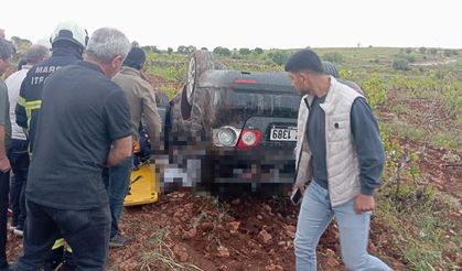 Takla atan otomobilde bulunan şahıs öldü: 2 yaralı