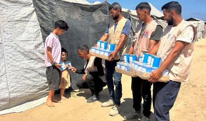 Yetimler Vakfı, kurban emanetlerini Gazze'deki ihtiyaç sahiplerine ulaştırdı