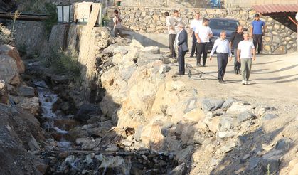 HÜDA PAR Milletvekili Demir, Taşdelen köyündeki baraj tehlikesine dikkat çekti